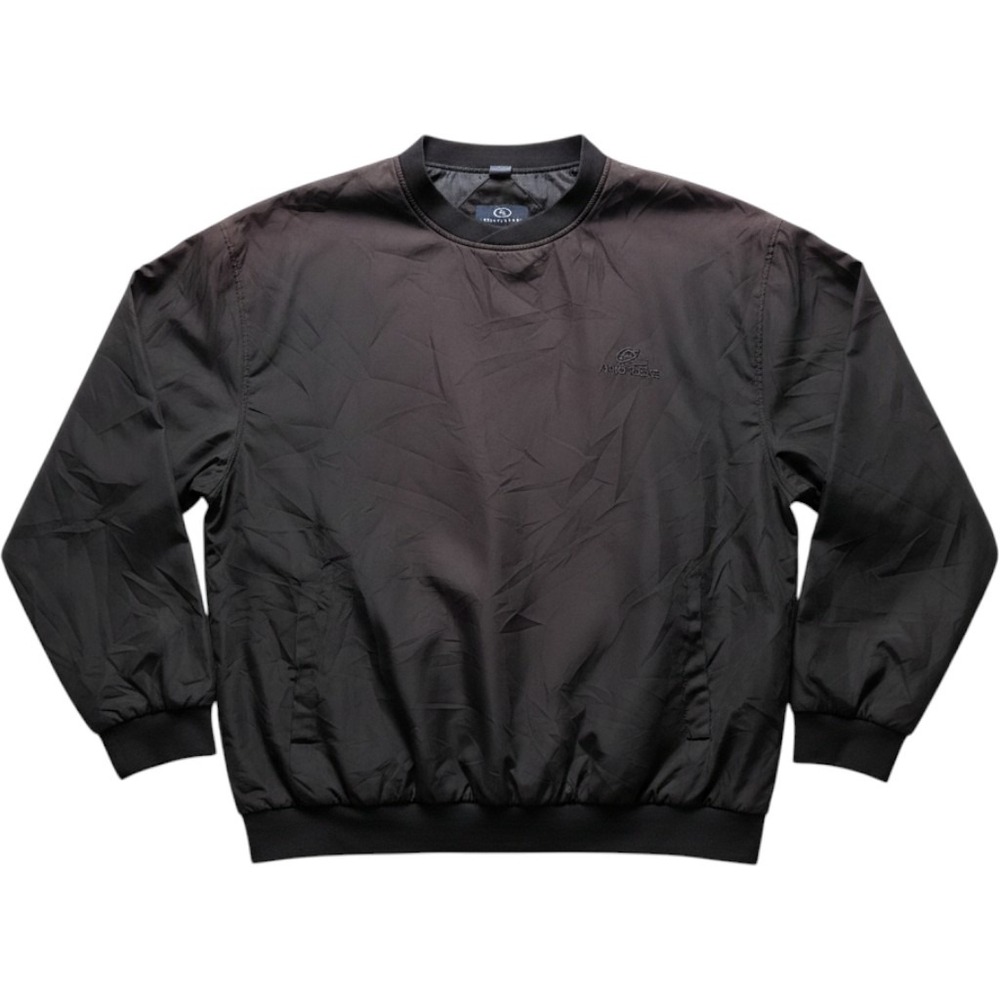 Vantage Jacket Mens XL Gray Windbreaker Pullover Pacific Life Whale Logo Graphic